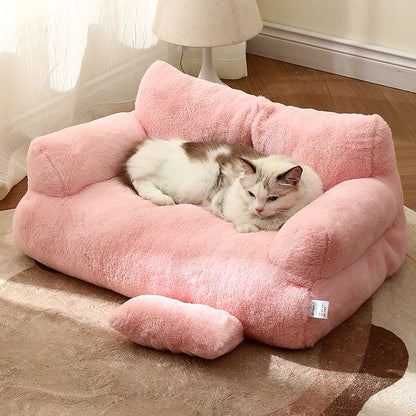 Canapé pour Chat - CatCanapéLit™ - Rose - Mon Chatelier