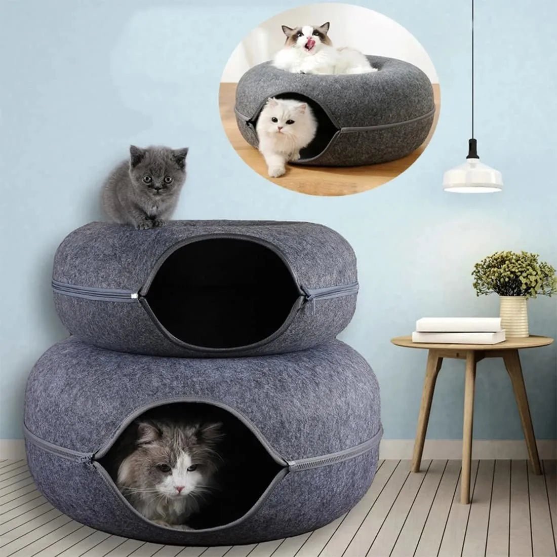 Lit pour Chat - ChatCondo™ - Gris Foncé - Mon Chatelier