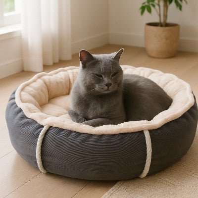 Coussin Chat Hivernal | CozyPaws ™ - Mon Chatelier