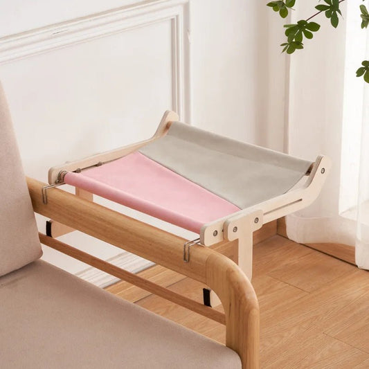 Hamac Chat - CatHammock™ - Rose & Gris - Mon Chatelier