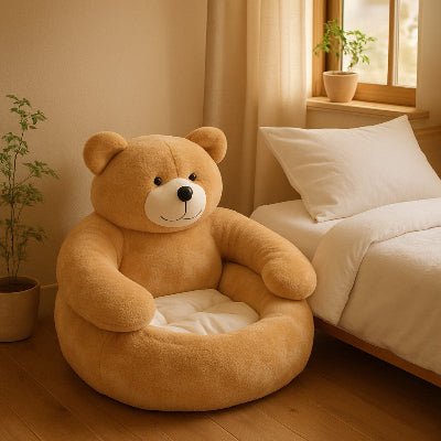 Lit pour chat Ourson douillet | PremiumPaws™ - Mon Chatelier