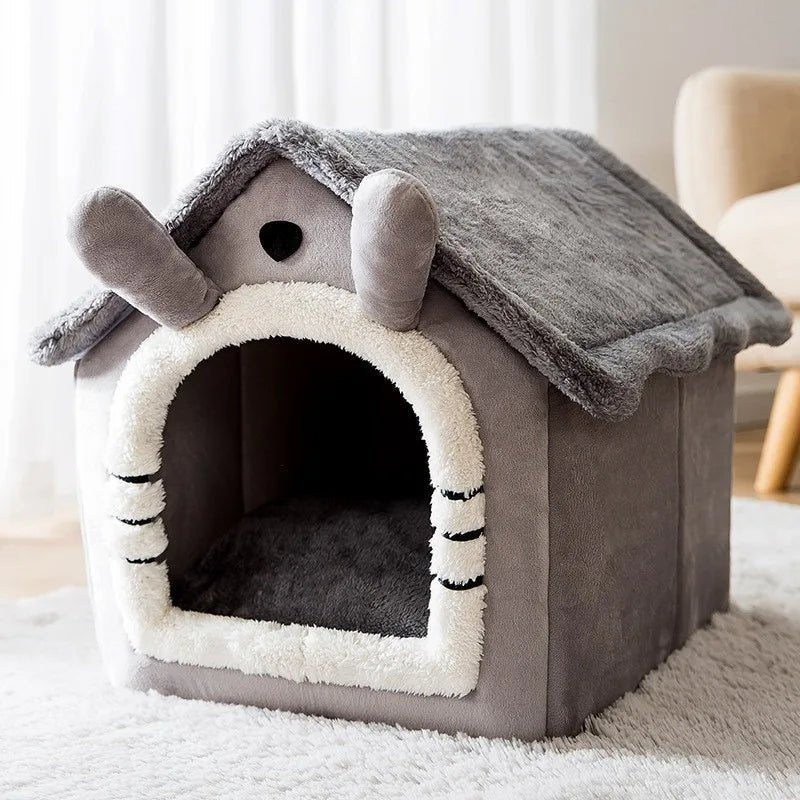 Maison Chat - PetCocon™ - Gris - Mon Chatelier
