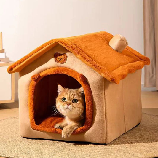 Maison Chat - PetCocon™ - Marron - Mon Chatelier