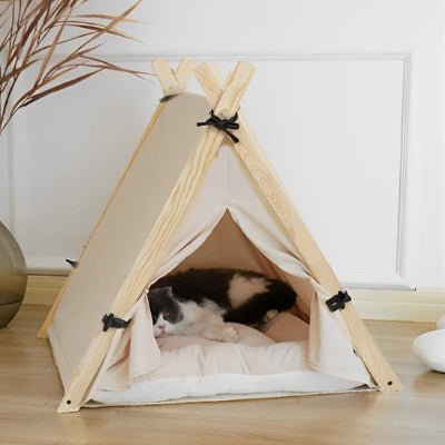 Niche pour chat | Tipi Scandinave - Mon Chatelier