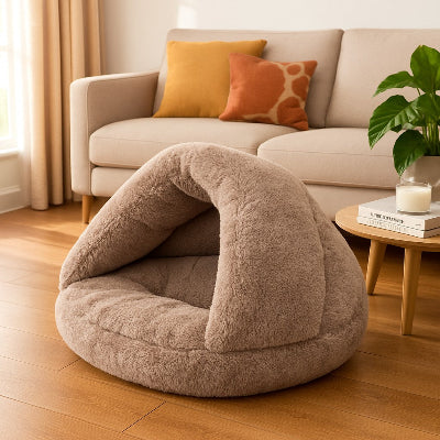 panier-chat-douillet-chat-kaki-place-au-salon