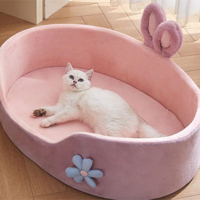 Panier Chat Douillet Ergonomique | ComfortPaws - Mon Chatelier