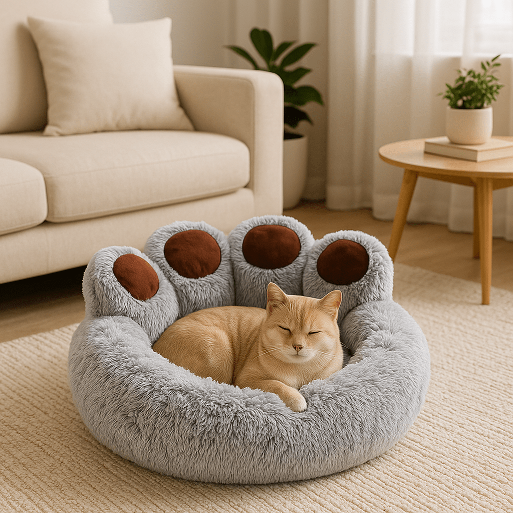 Panier chat | Pawzi ™-Gris - Mon Chatelier