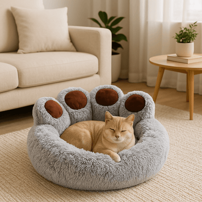 Panier chat | Pawzi ™-Gris - Mon Chatelier