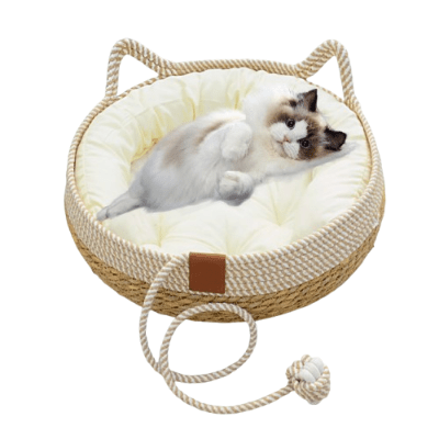 Panier Chat| StrawCatNest ™ - Mon Chatelier